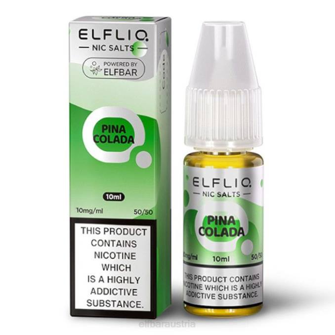 Elfbar Elfliq Nic Salts – Pina Colada – 10 ml – 10 mg/ml 4840K175