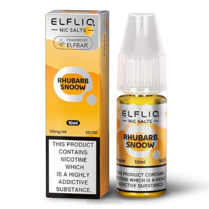 Elfbar Elfliq Nic Salts – Rhabarberschnee – 10 ml – 20 mg/ml 4840K172